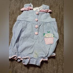 Charming Blue‎ and Pink Kids Bodysuit